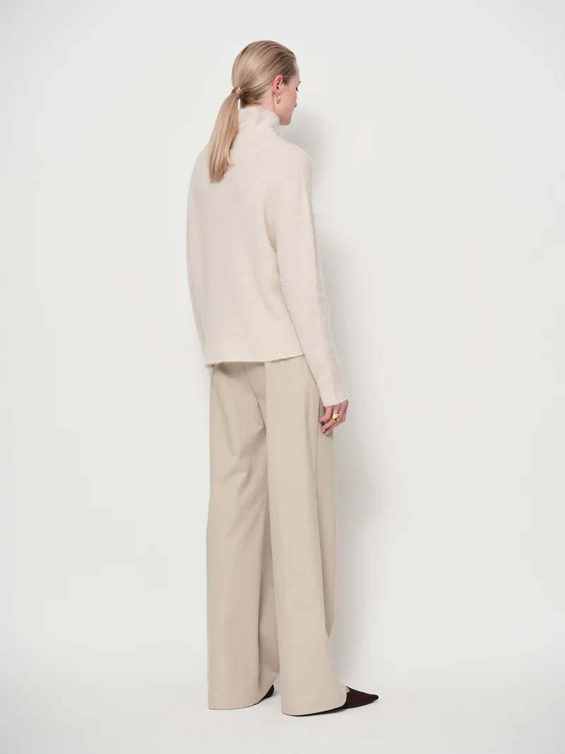 Alpaca Funnel Neck Sweater