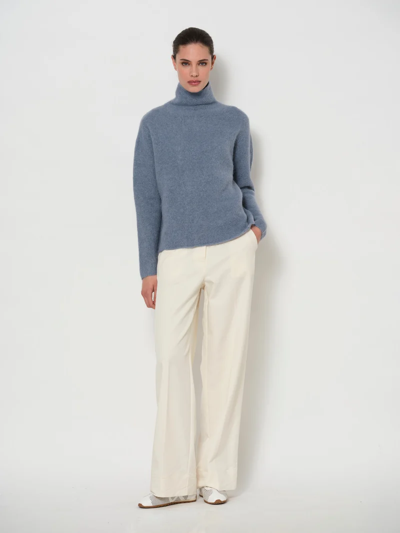 Alpaca Funnel Neck Sweater