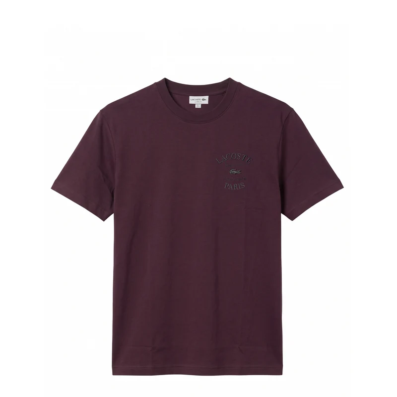 Lacoste Embroidery Accent Cotton Jersey T-Shirt