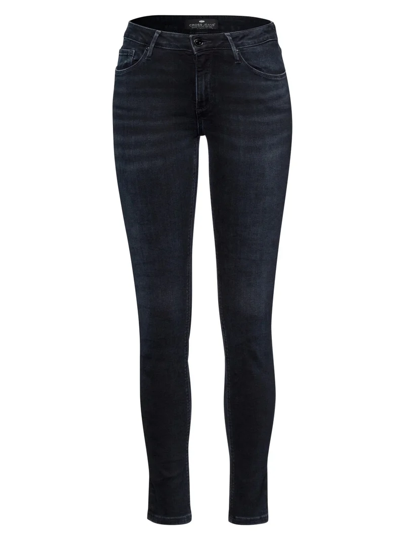 CROSS JEANS - ALAN, Skinny Fit, Mid-Waist, Blue Black