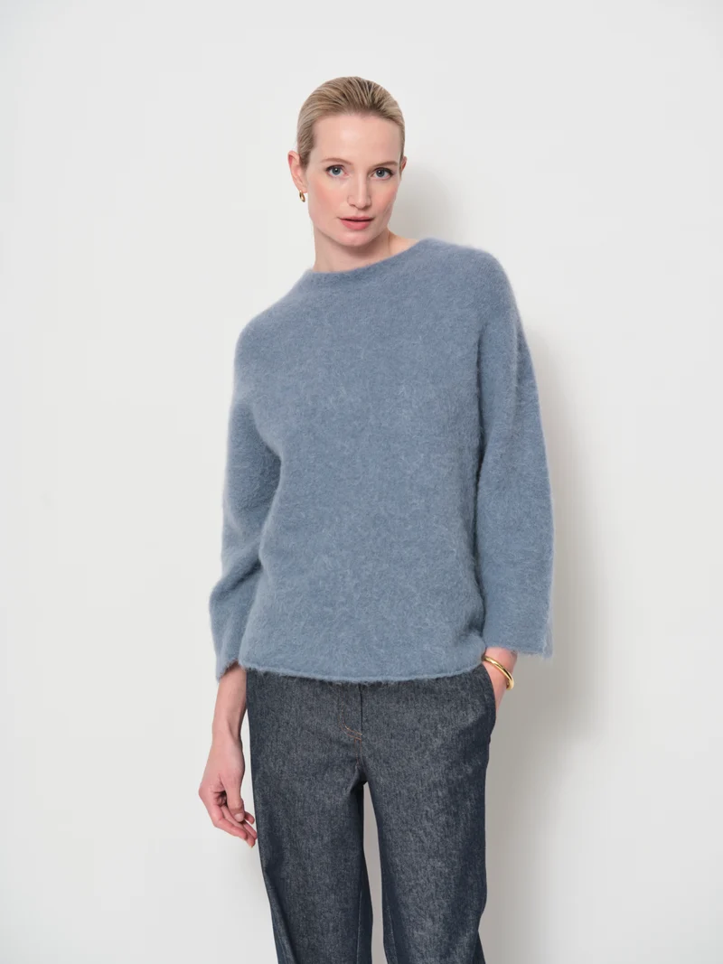 Wide Denim Trousers