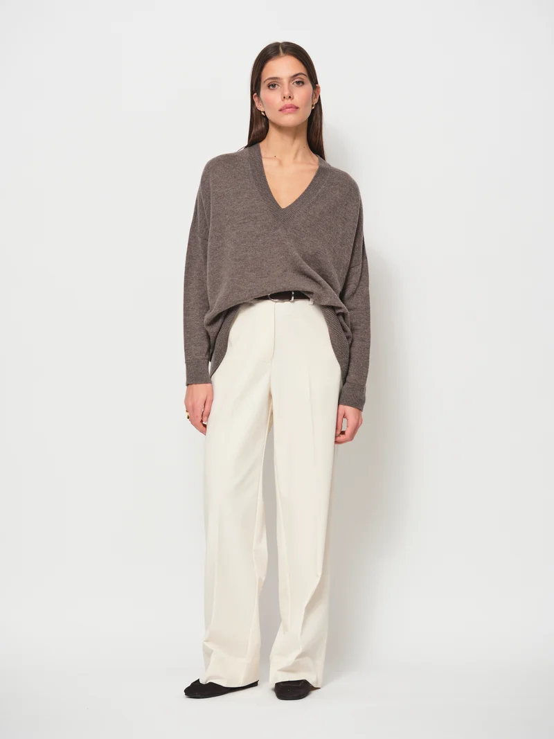 V-Neck Long Sleeve Sweater