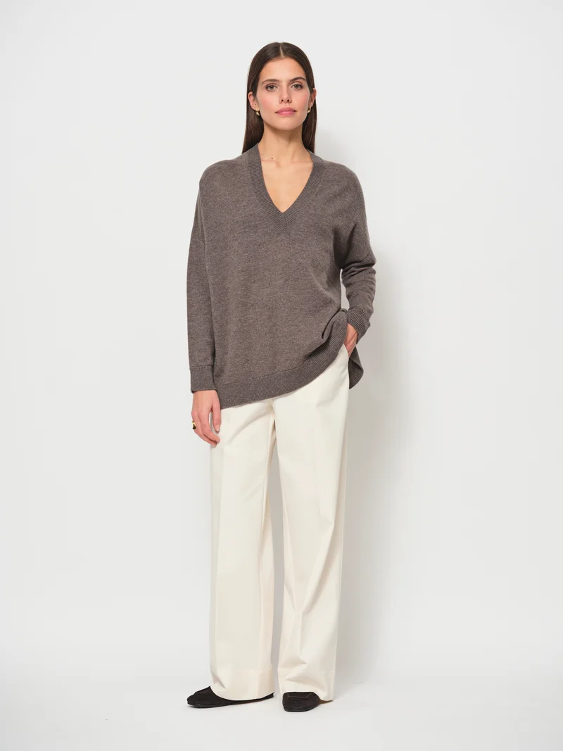 V-Neck Long Sleeve Sweater
