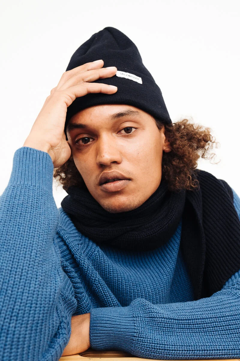 Mütze Weststrand Hellgrau