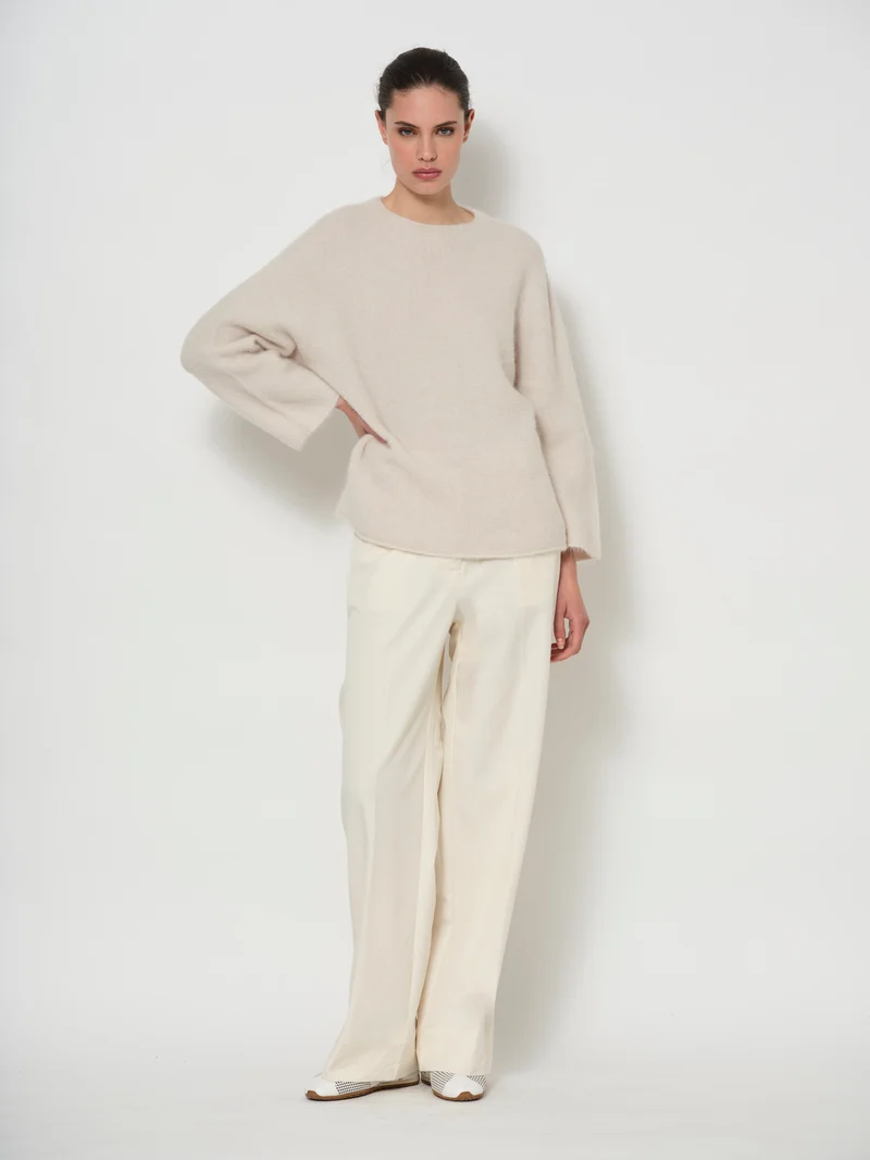 Alpaca Crew Neck Sweater
