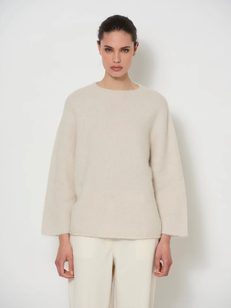 Alpaca Crew Neck Sweater
