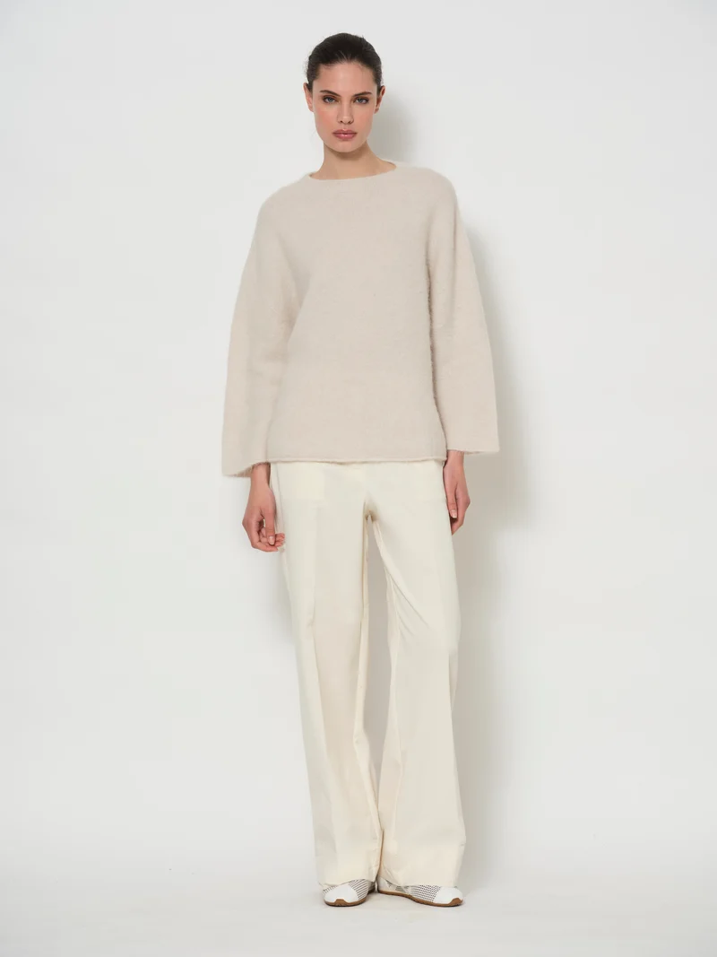 Alpaca Crew Neck Sweater