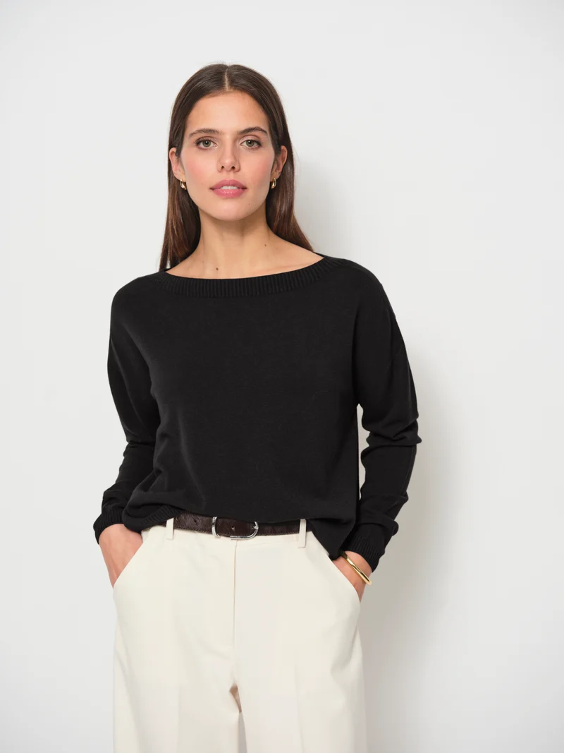 Boat Neck Sweater