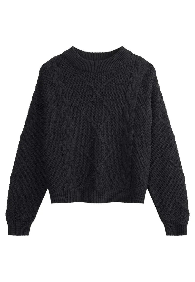 Zopfmuster Strickpullover Style SAMAIRA