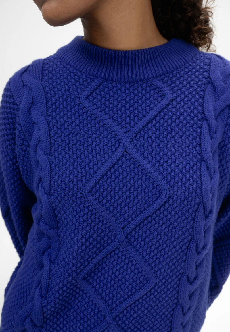 Zopfmuster Strickpullover Style SAMAIRA