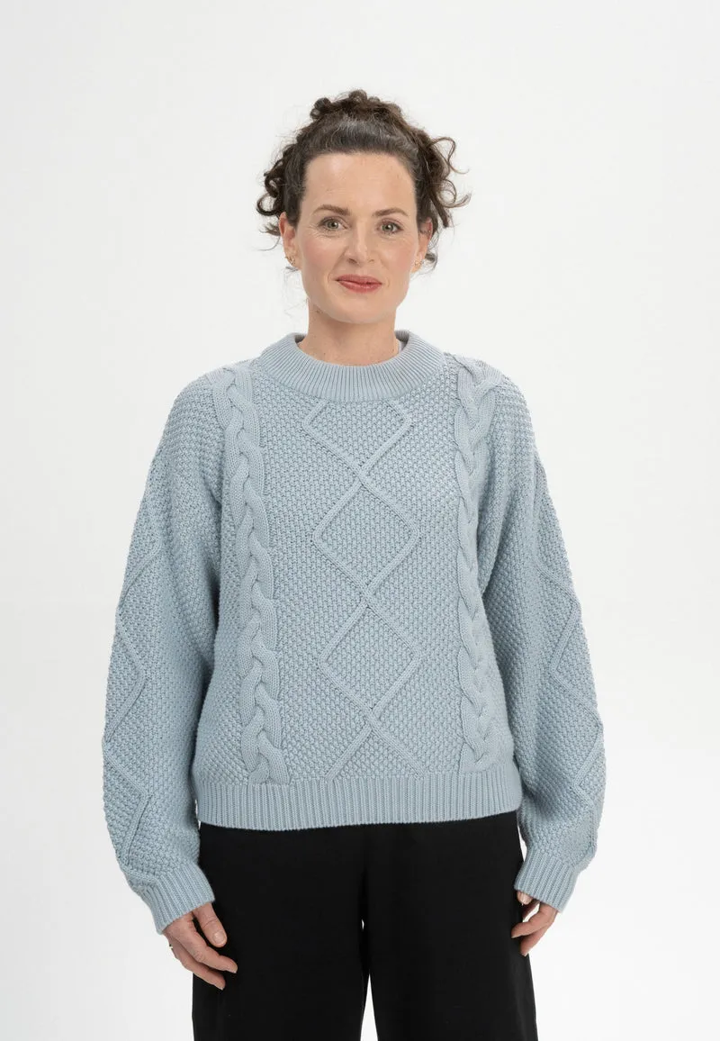 Zopfmuster Strickpullover Style SAMAIRA