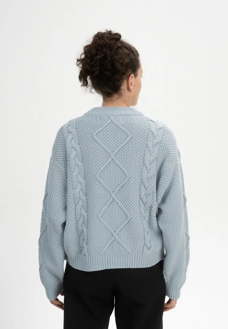 Zopfmuster Strickpullover Style SAMAIRA