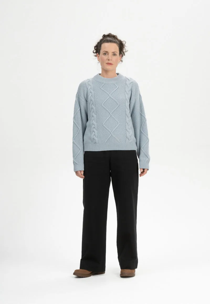 Zopfmuster Strickpullover Style SAMAIRA