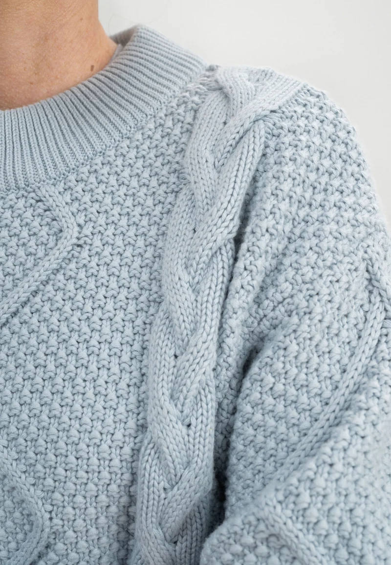 Zopfmuster Strickpullover Style SAMAIRA