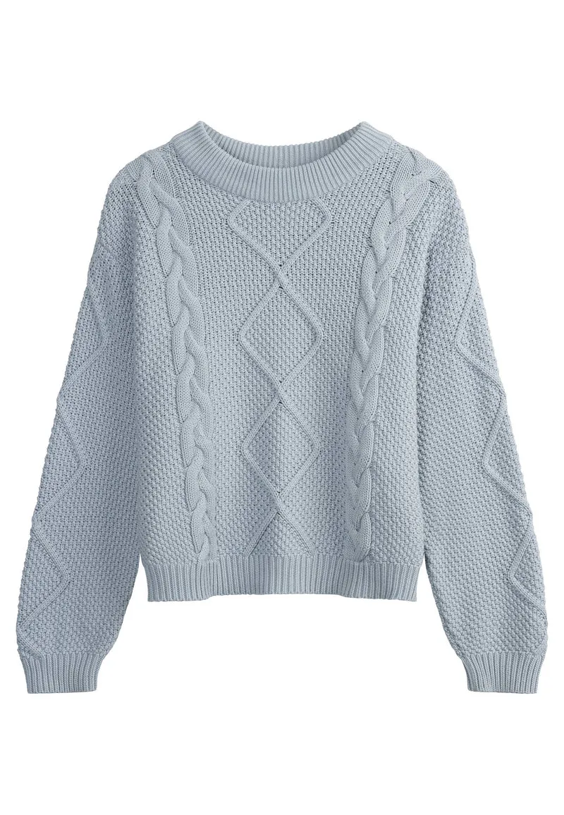 Zopfmuster Strickpullover Style SAMAIRA