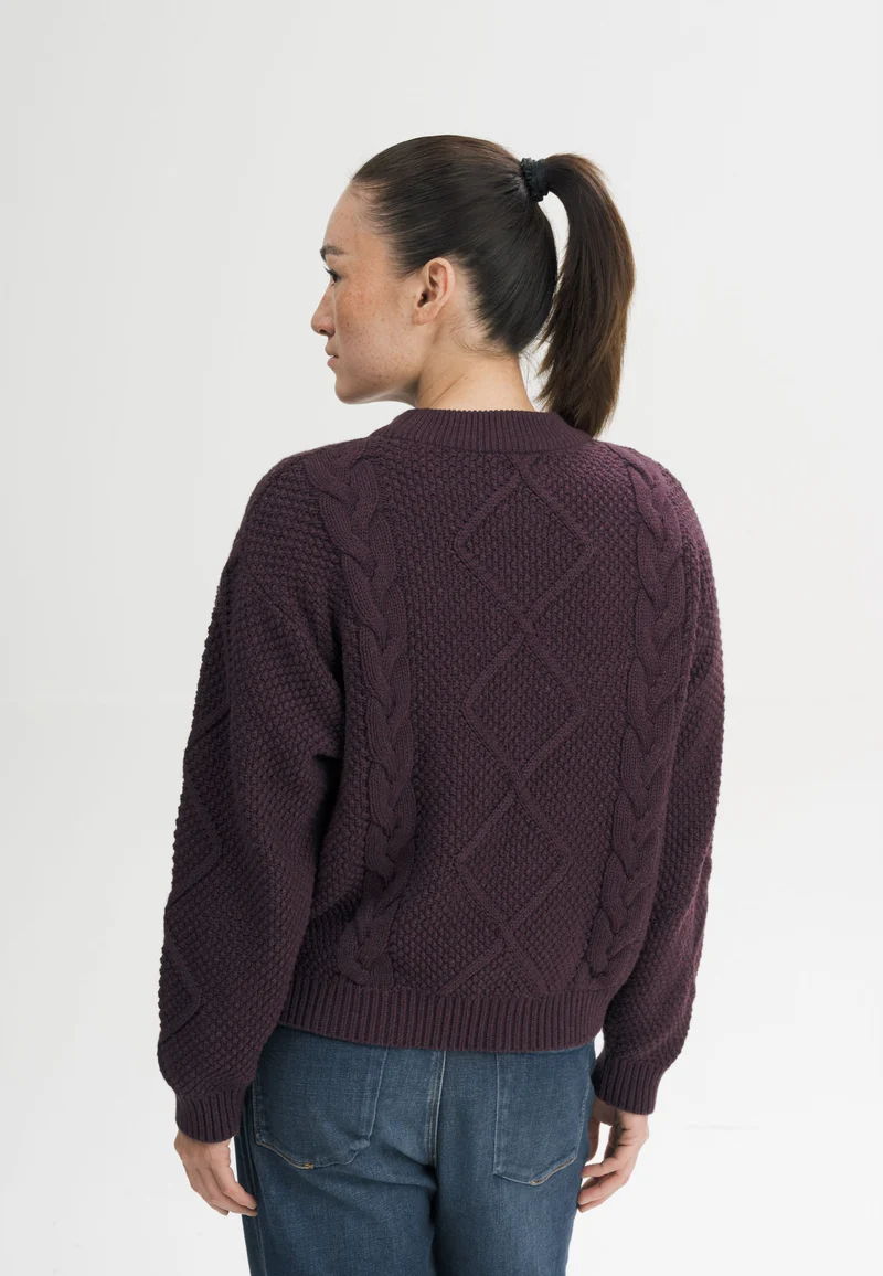 Zopfmuster Strickpullover Style SAMAIRA