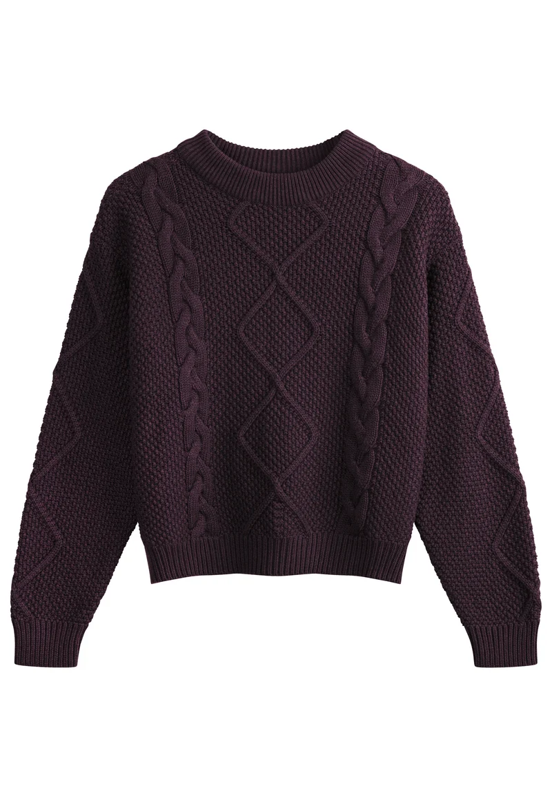 Zopfmuster Strickpullover Style SAMAIRA