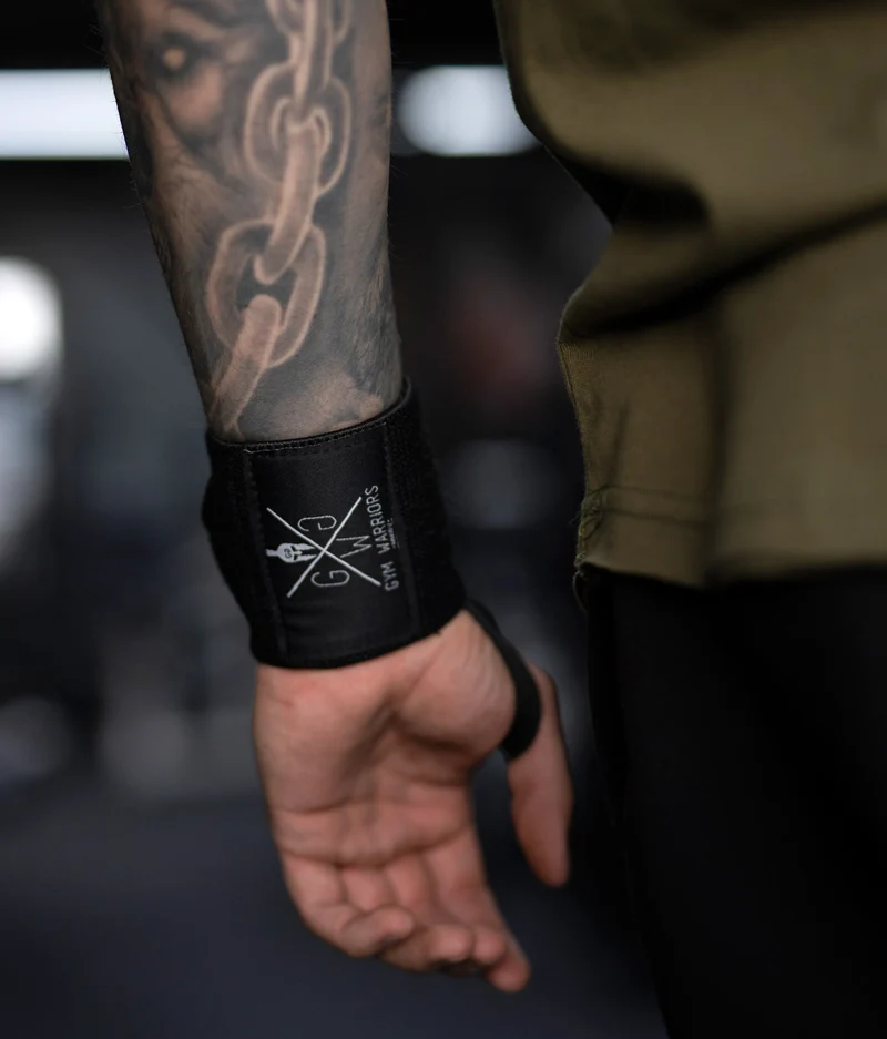 Fitness Handgelenkbandagen Weiß - Gym Warriors