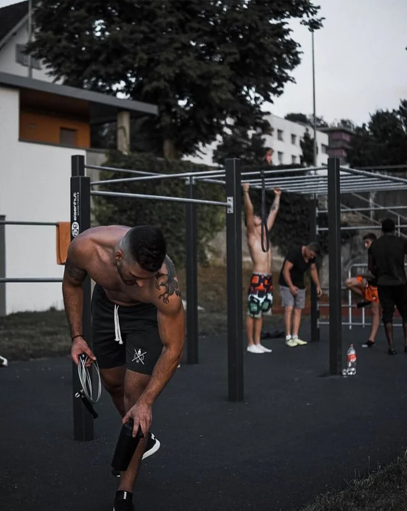 Gym Shorts V8 Premium - Anthrazit