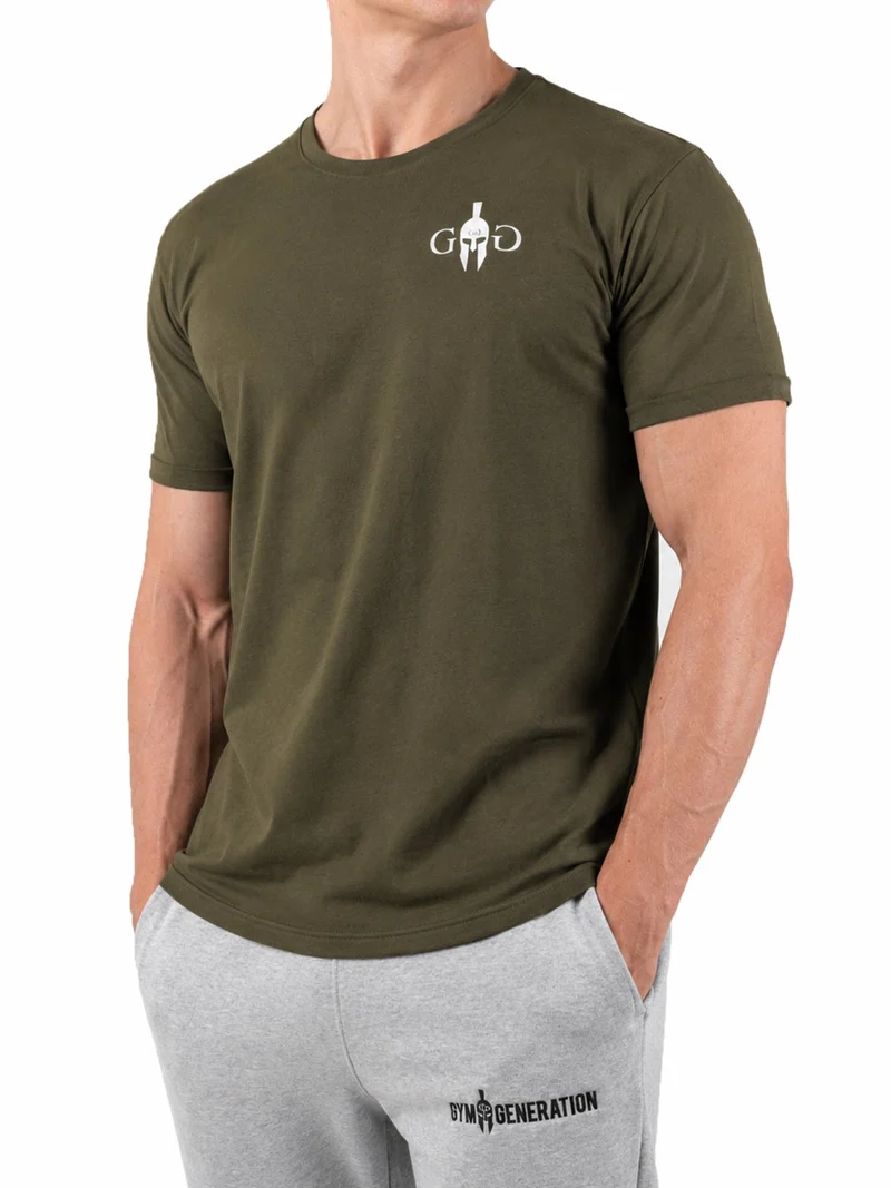 Fitness T-Shirt 'Club' - Olive