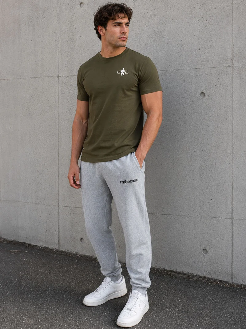 Fitness T-Shirt 'Club' - Olive