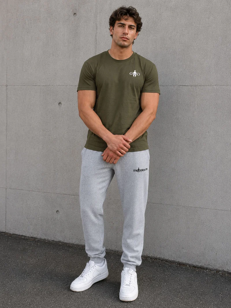 Fitness T-Shirt 'Club' - Olive
