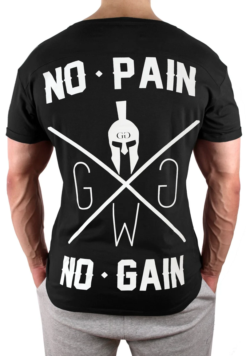 No Pain No Gain T-Shirt - Schwarz