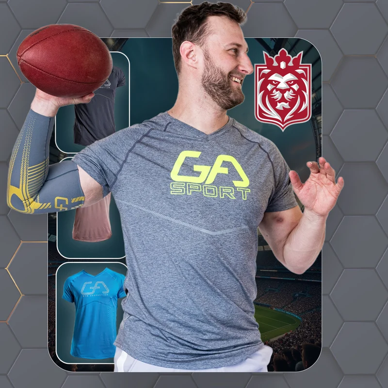 GA Tech Training Wicking Sport Shirt for Men