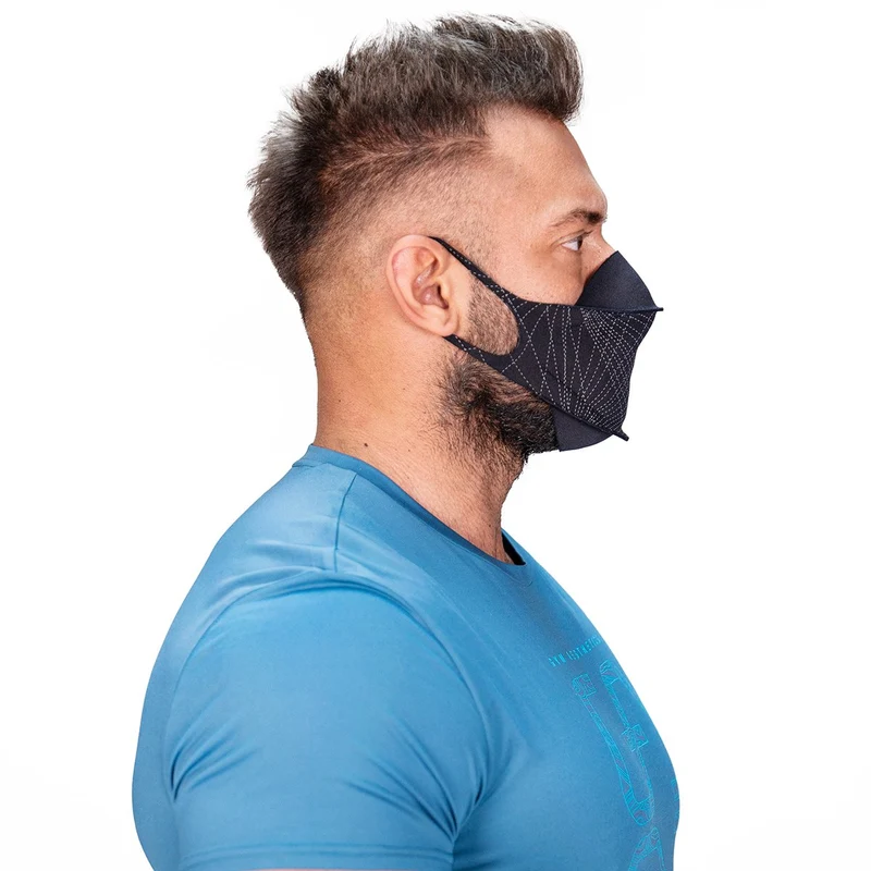 HiQPRO Reusable Mask Powered by airDefender Patented Antimicrobial Technology with printing