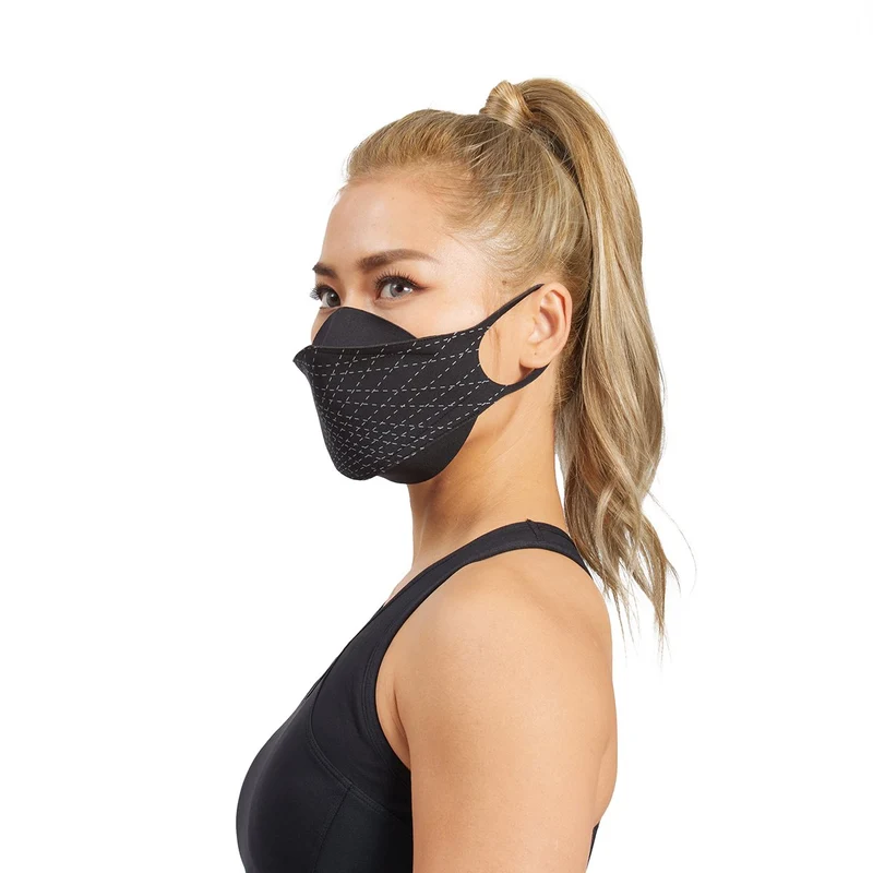 HiQPRO Reusable Mask Powered by airDefender Patented Antimicrobial Technology with printing