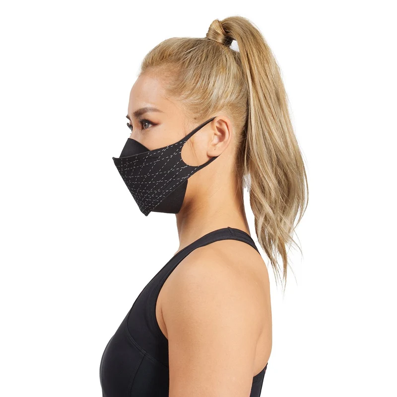 HiQPRO Reusable Mask Powered by airDefender Patented Antimicrobial Technology with printing