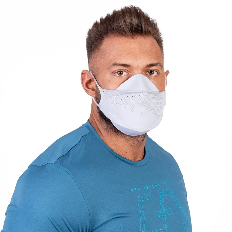 HiQPRO Reusable Mask Powered by airDefender Patented Antimicrobial Technology with printing