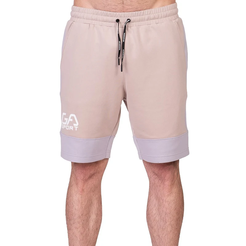 Workout Color Blocking Cotton Touch 9 inch Running Shorts for Men