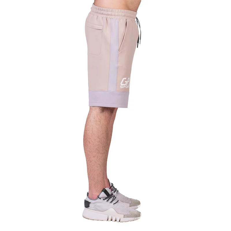 Workout Color Blocking Cotton Touch 9 inch Running Shorts for Men