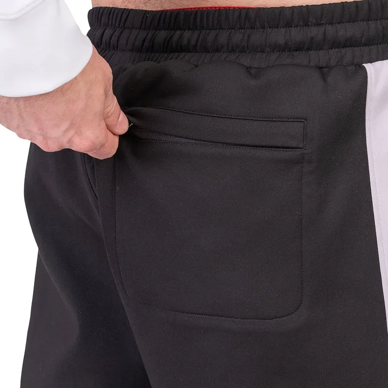 Workout Color Blocking Cotton Touch 9 inch Running Shorts for Men