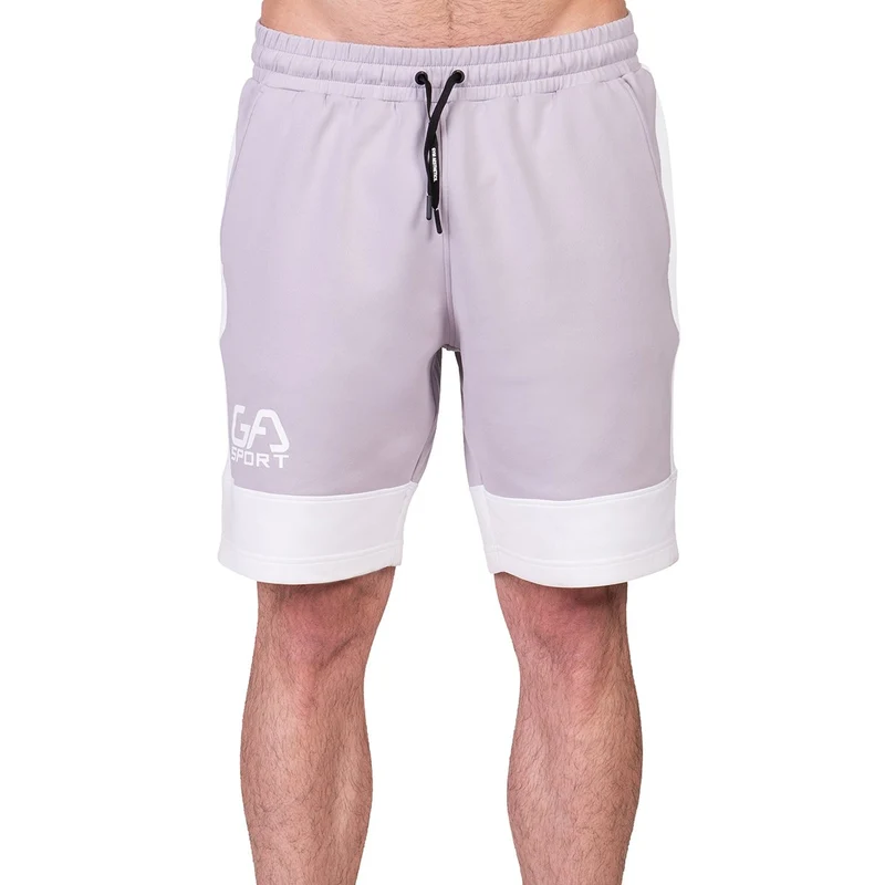 Workout Color Blocking Cotton Touch 9 inch Running Shorts for Men