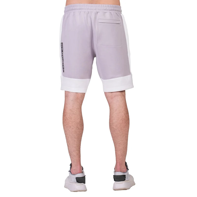 Workout Color Blocking Cotton Touch 9 inch Running Shorts for Men