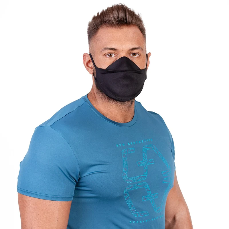 HiQPRO Reusable Mask Powered by airDefender Patented Antimicrobial Technology in Solid Color