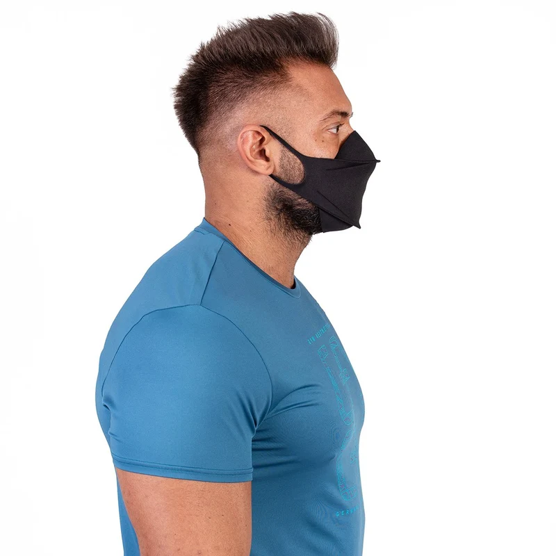 HiQPRO Reusable Mask Powered by airDefender Patented Antimicrobial Technology in Solid Color