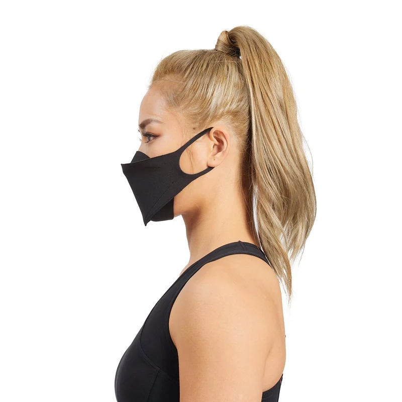 HiQPRO Reusable Mask Powered by airDefender Patented Antimicrobial Technology in Solid Color