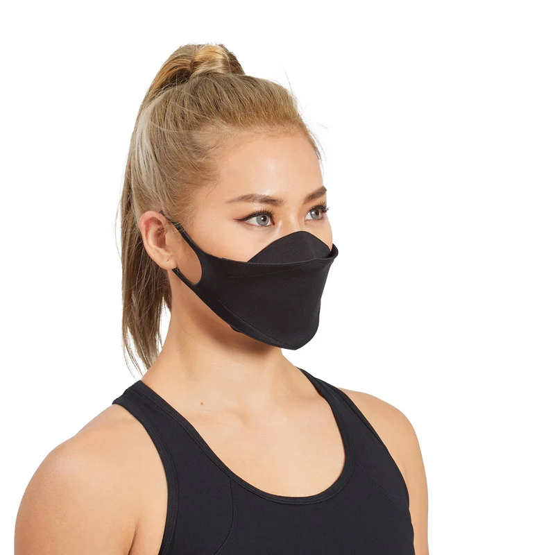 HiQPRO Reusable Mask Powered by airDefender Patented Antimicrobial Technology in Solid Color