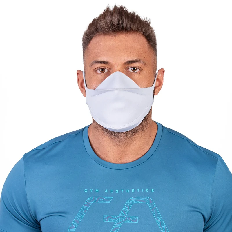 HiQPRO Reusable Mask Powered by airDefender Patented Antimicrobial Technology in Solid Color