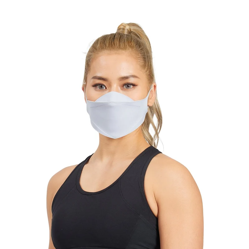 HiQPRO Reusable Mask Powered by airDefender Patented Antimicrobial Technology in Solid Color