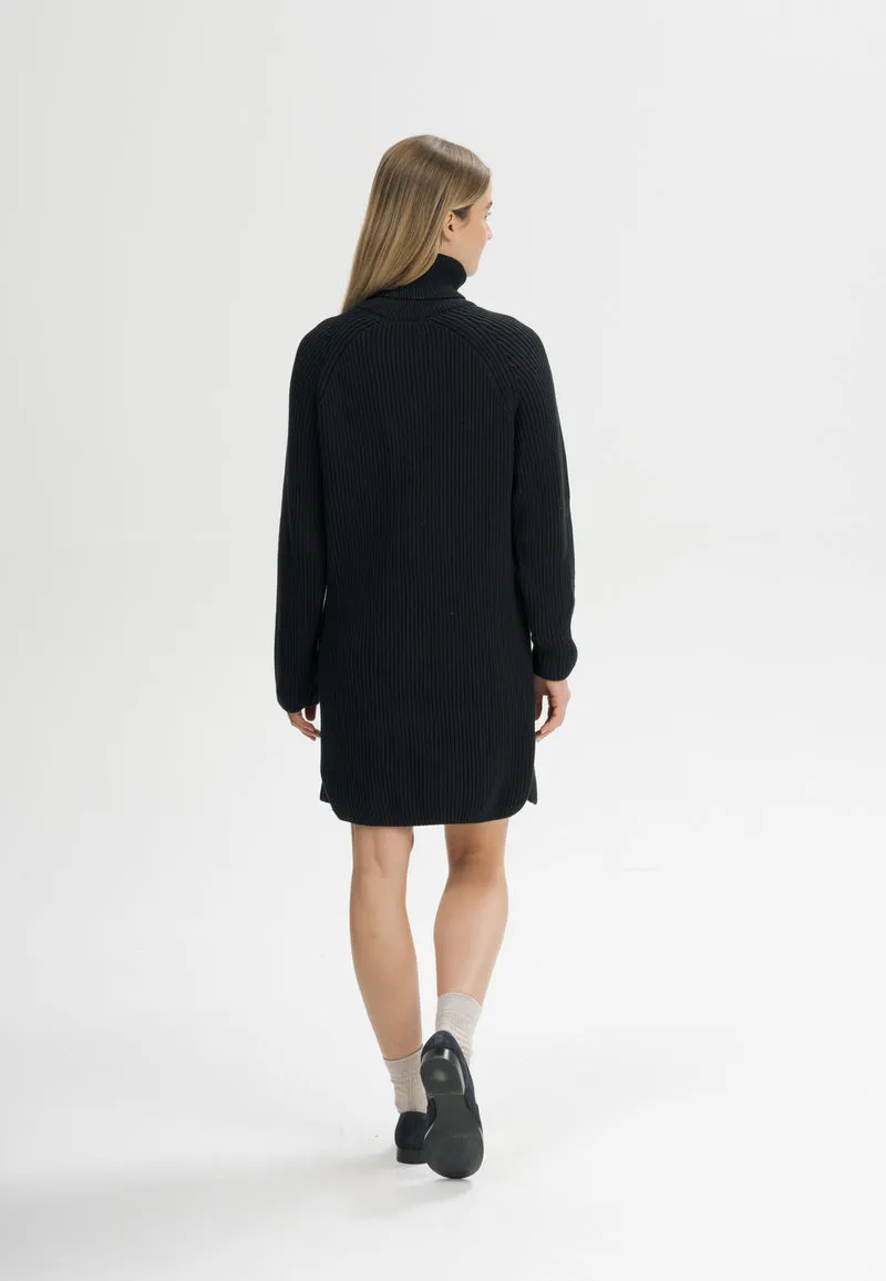 Rippstrick Rollkragenkleid Style ARUNIKA