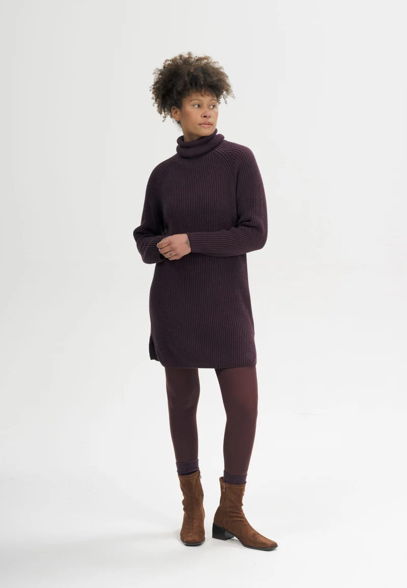 Rippstrick Rollkragenkleid Style ARUNIKA