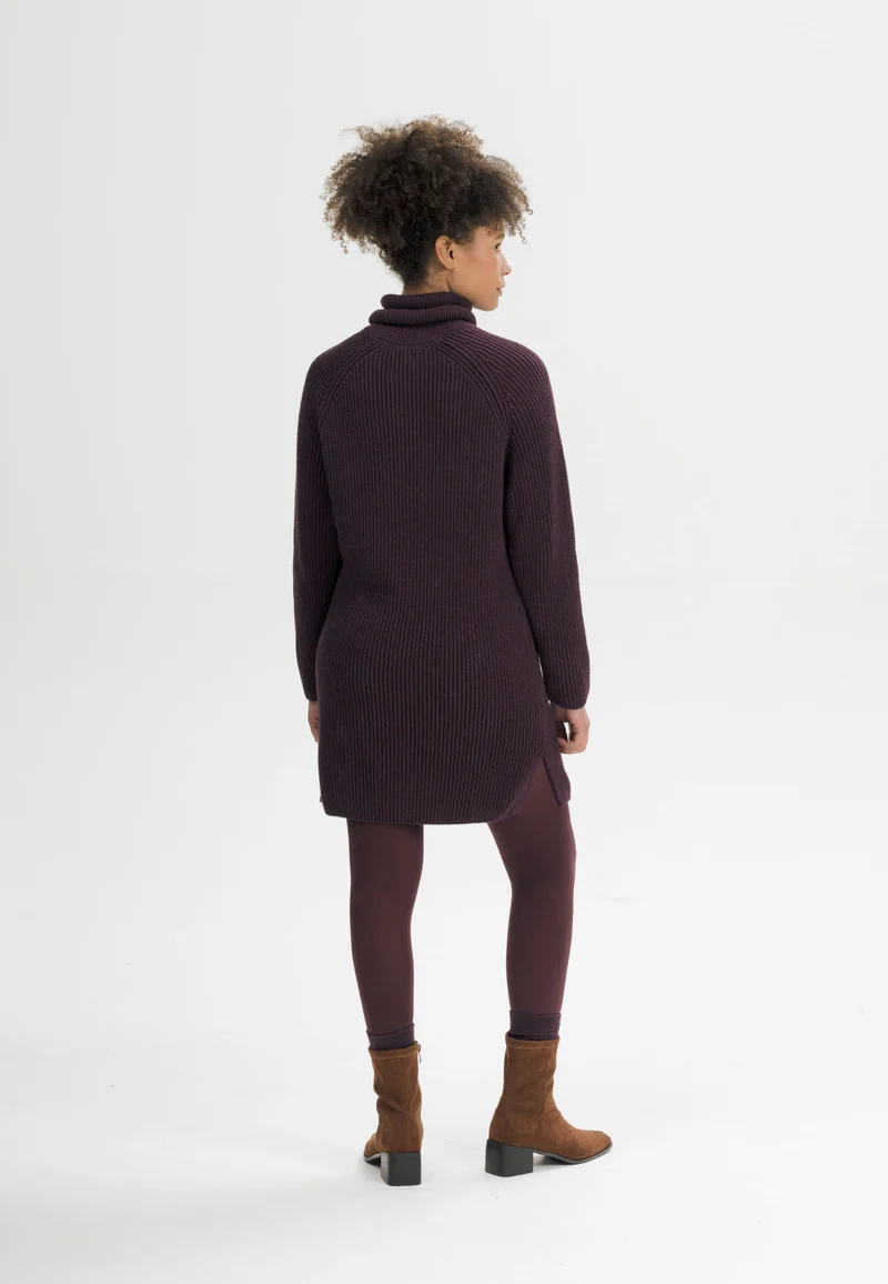 Rippstrick Rollkragenkleid Style ARUNIKA