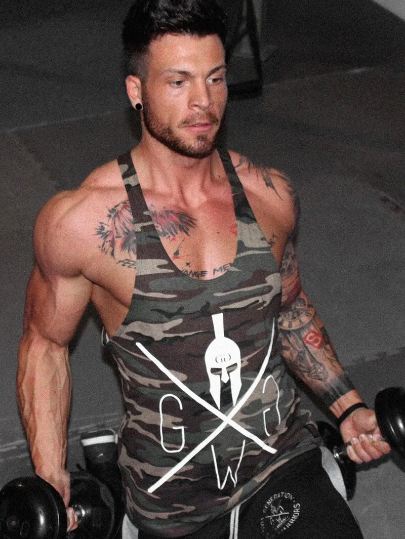 Stringer Tank Top 'Classic' - Camouflage