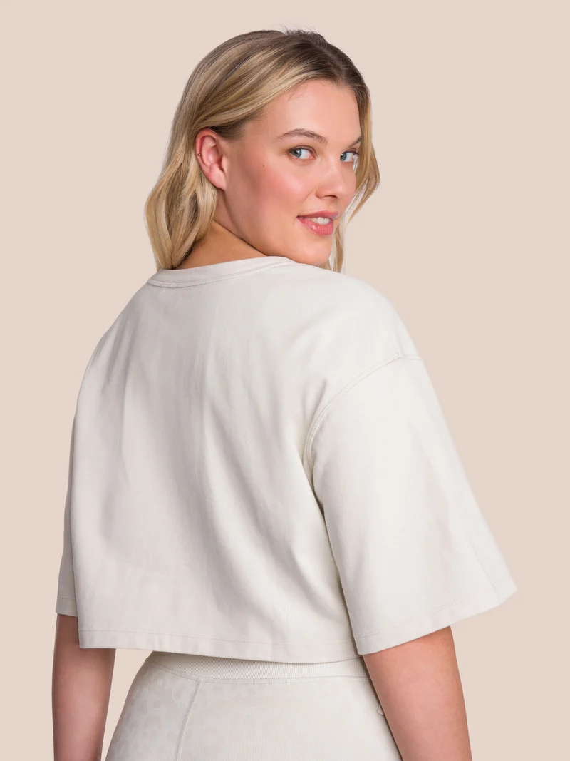 Sky Tee Cropped