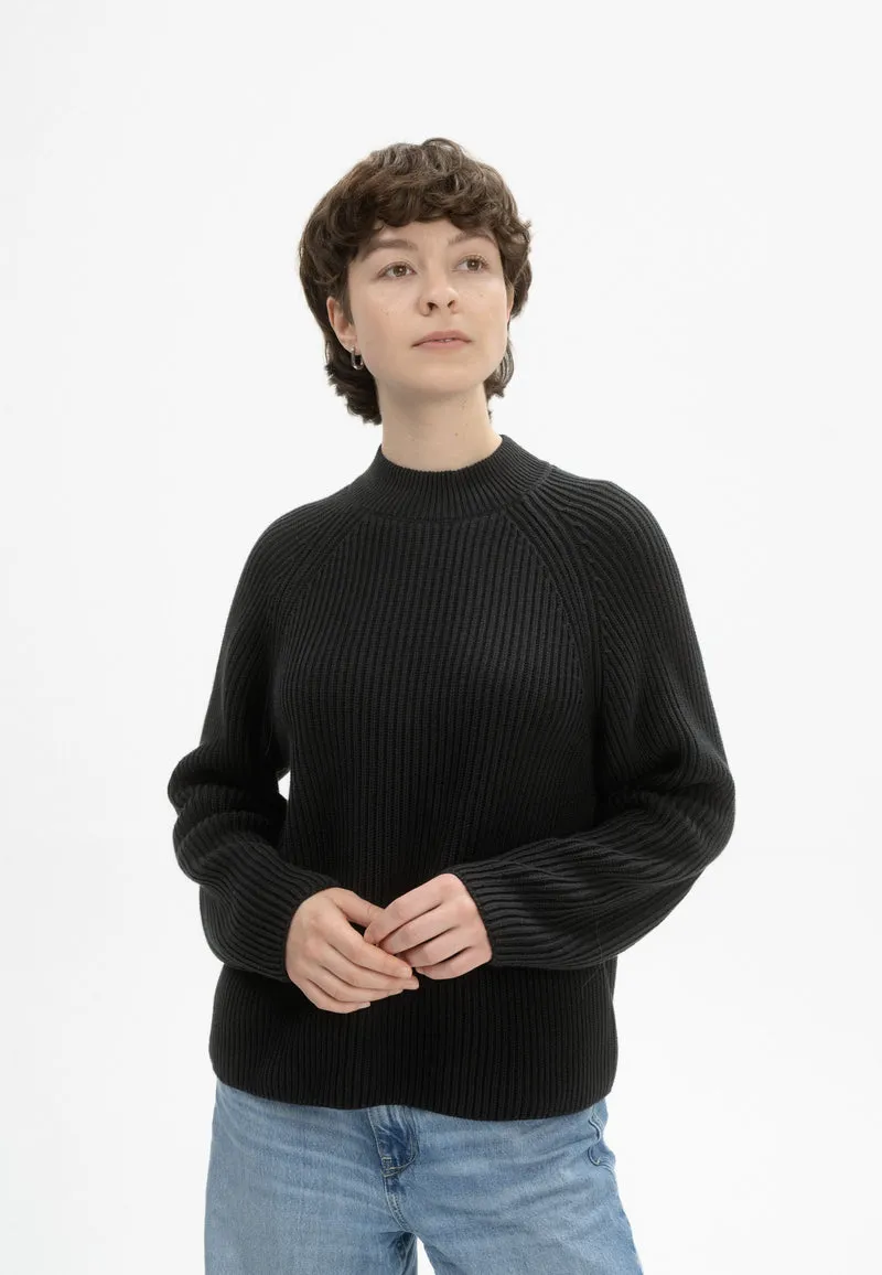 Rippstrick Stehkragenpullover Style ANALAH