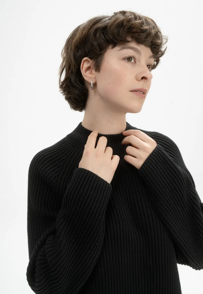 Rippstrick Stehkragenpullover Style ANALAH